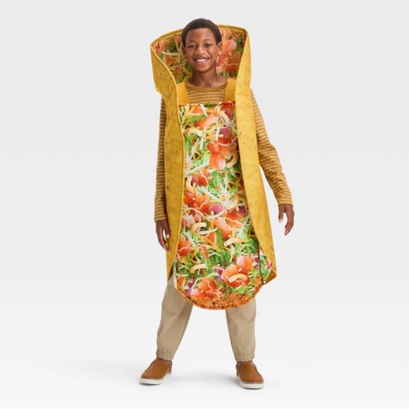 NWT target adult/kids osfm taco Halloween costume! - Picture 1 of 4